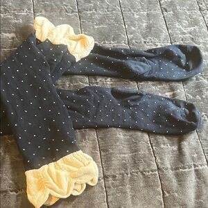 Free People Thigh High Polka Dot Socks
